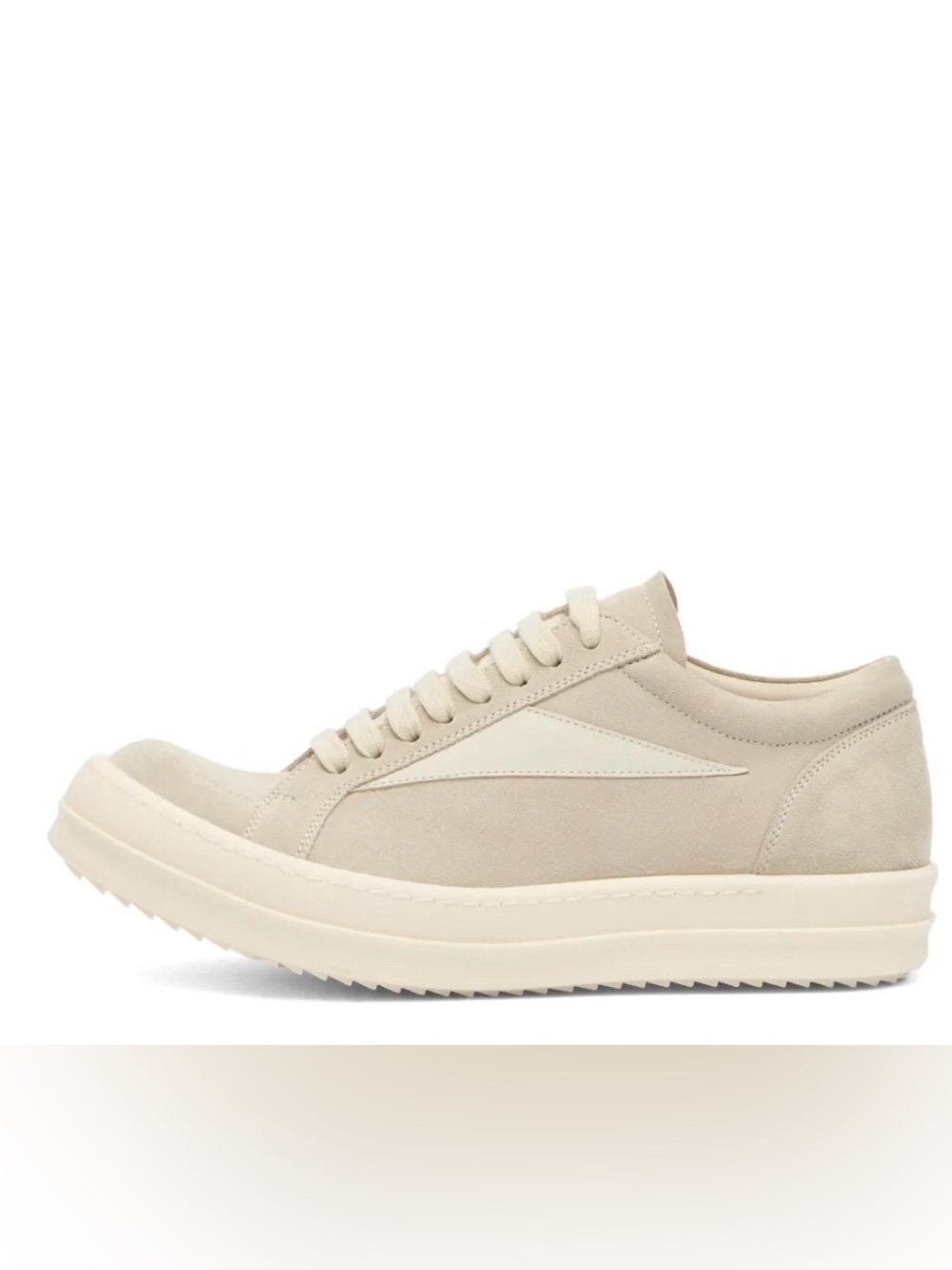 Rick Owen Low Vintage — Cream & Light Grey